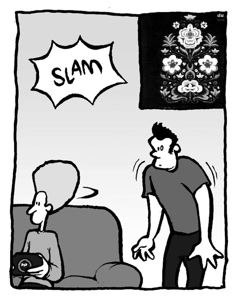 SOUND EFFECT: SLAM!