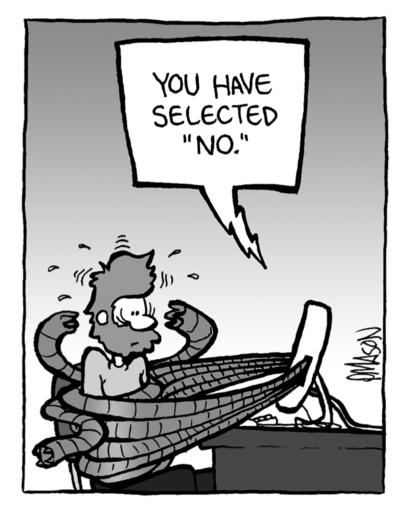DRM 9000: You have selected "no."