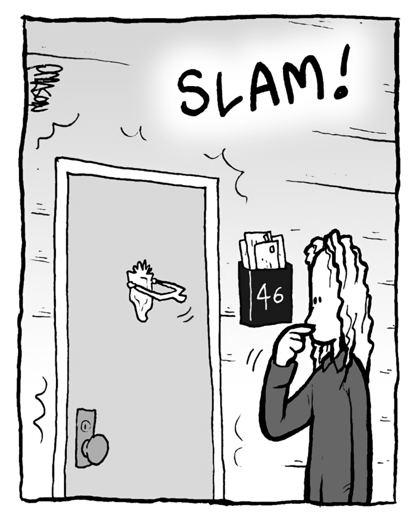 SOUND EFFECT: SLAM!