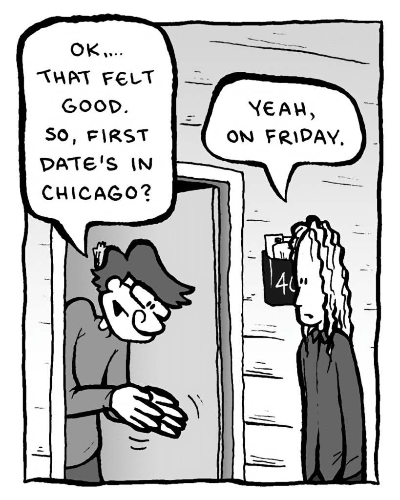 GORDON CRANWICK: OK.... That felt good. So, first date's in Chicago?
KEVIN EDO: Yeah, on Friday.