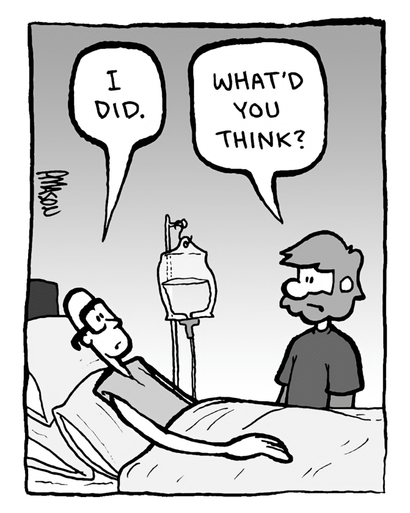 BRETT: I did.
GREG: What'd you think?