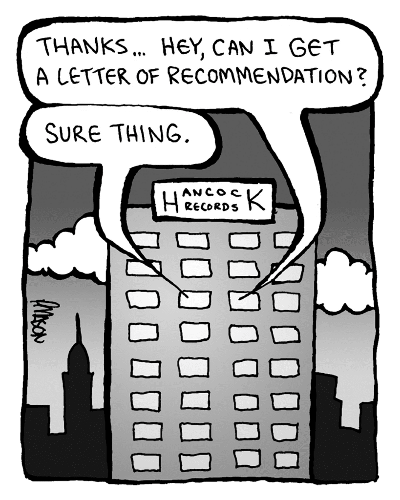 SIMON: Thanks... hey, can I get a letter of recommendation?
BART: Sure thing.