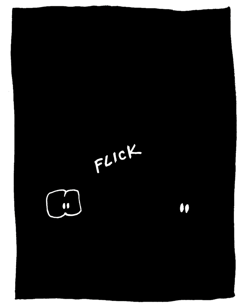 SOUND: (flip)