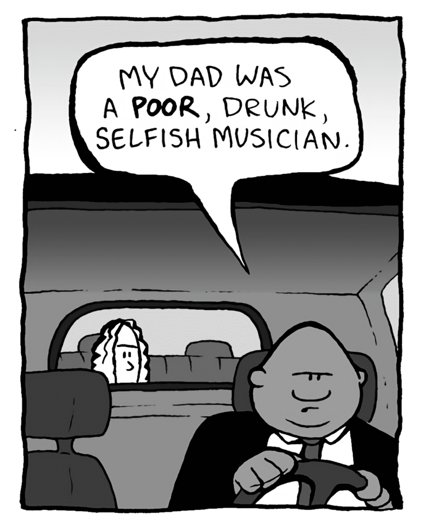 BOZ: My dad was a POOR, drunk, selfish musician.