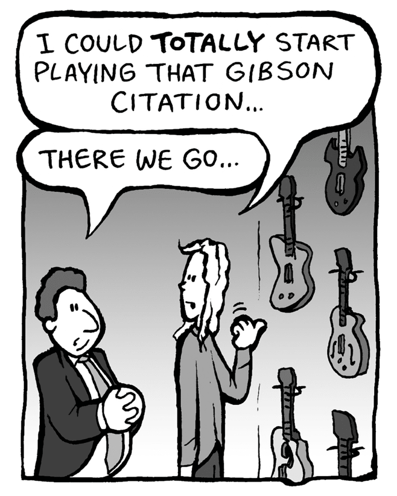 KEVIN: I could TOTALLY start playing that Gibson Citation...
BOBBY KOTICK: There we go...