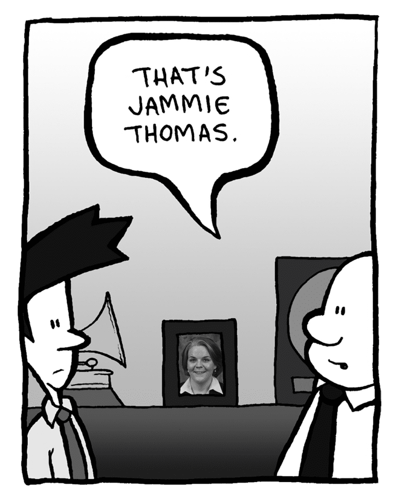 BART: That's Jammie Thomas.