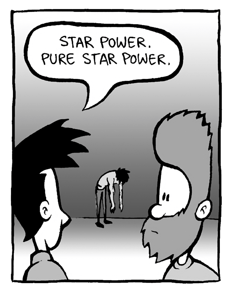 JOEL: Star power. Pure star power.