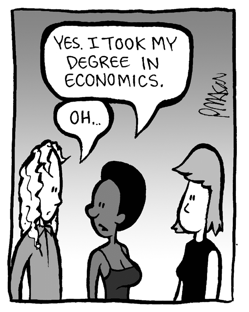 SHUKRI: Yes. I took my degree in Economics.
KEVIN: Oh...