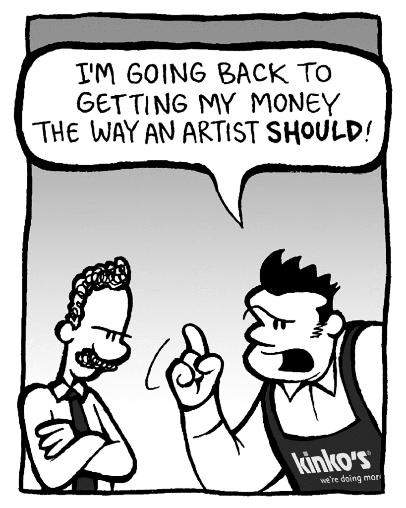 JOHN: I'm going back to getting my money the way an artist SHOULD!
